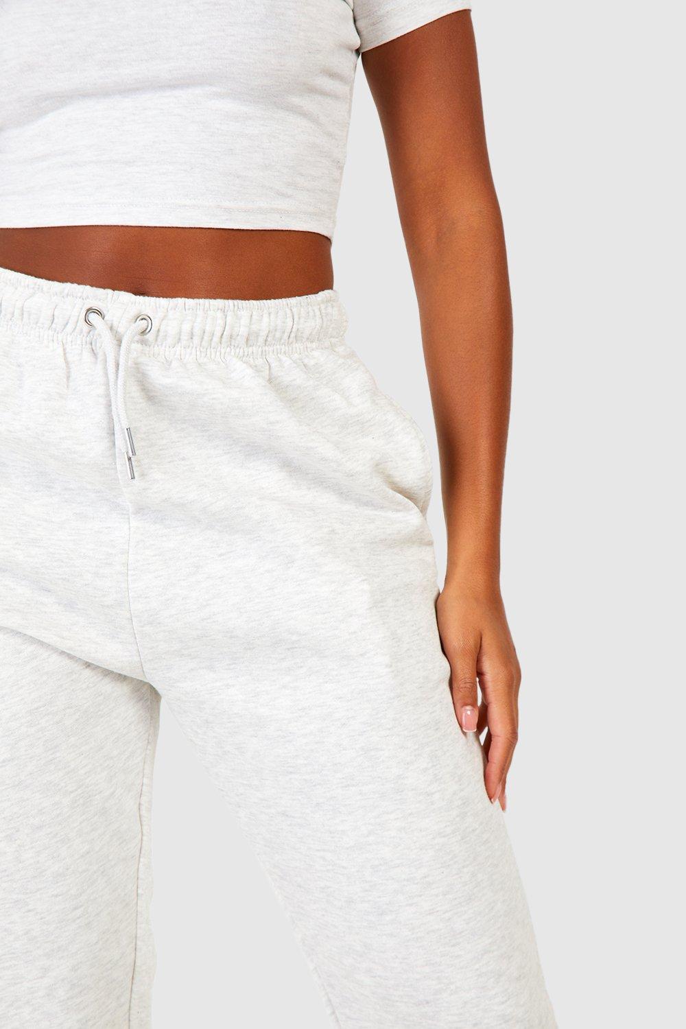 White joggers online boohoo